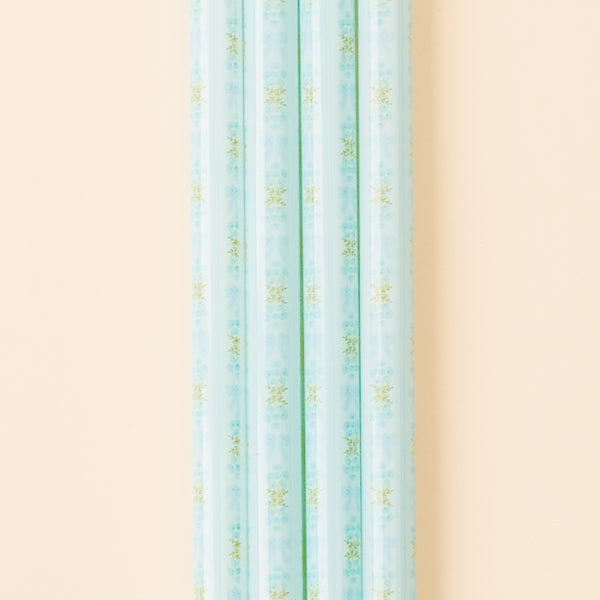 Oh So Fancy Blue 40 oz Tumbler Straw Set
