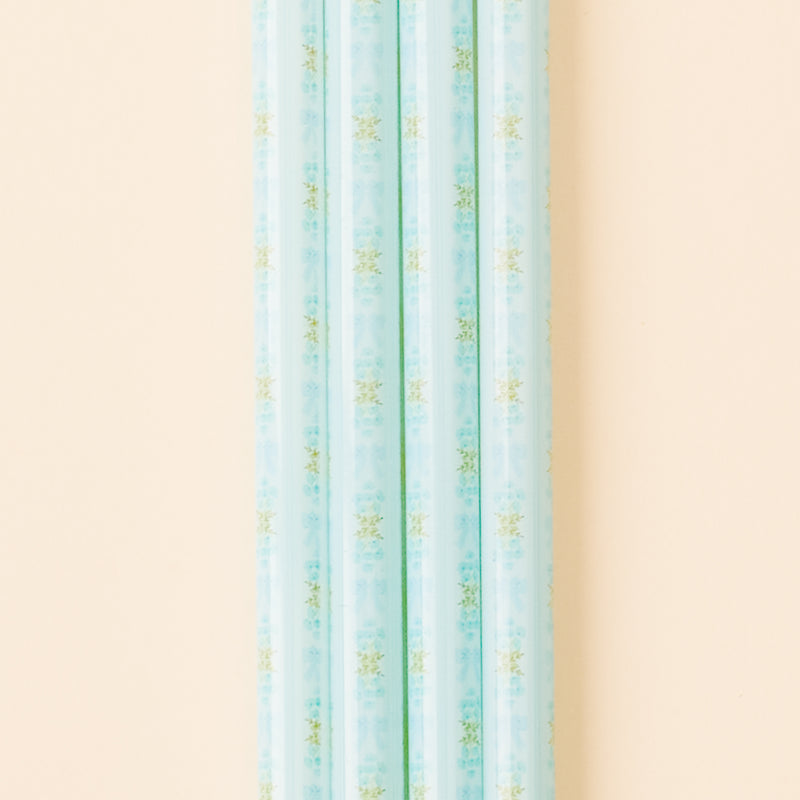 Oh So Fancy Blue 40 oz Tumbler Straw Set
