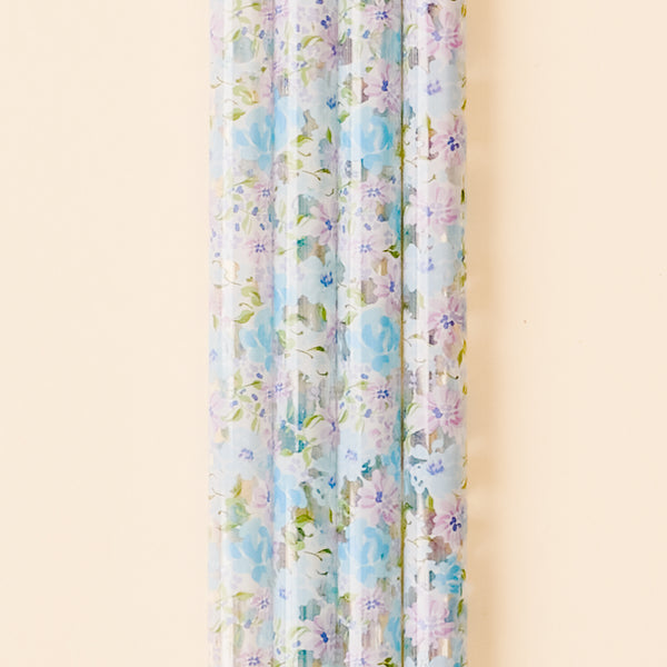 Secret Garden Blue 40 oz Tumbler Straw Set