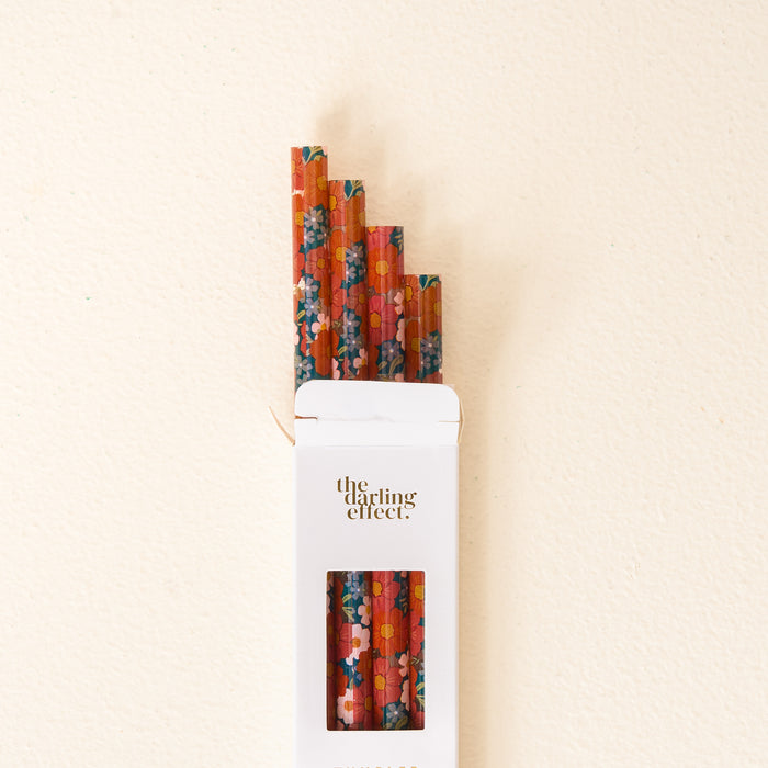 Wild About You Teal 40 oz Tumbler Straw Set