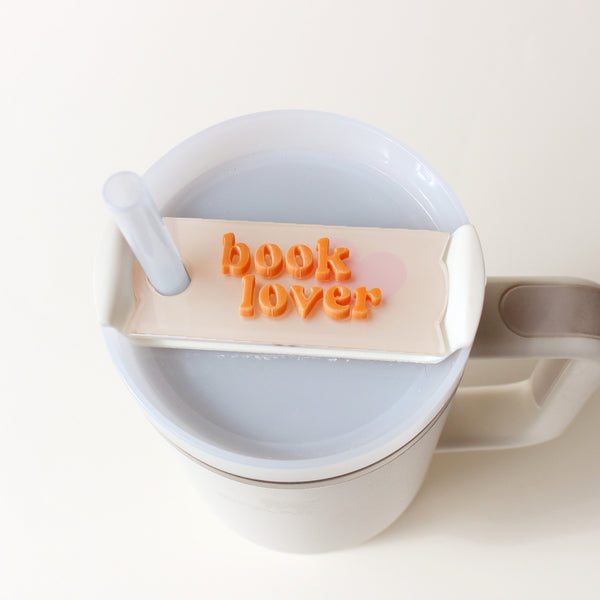 Book Lover Tumbler Lid Tag