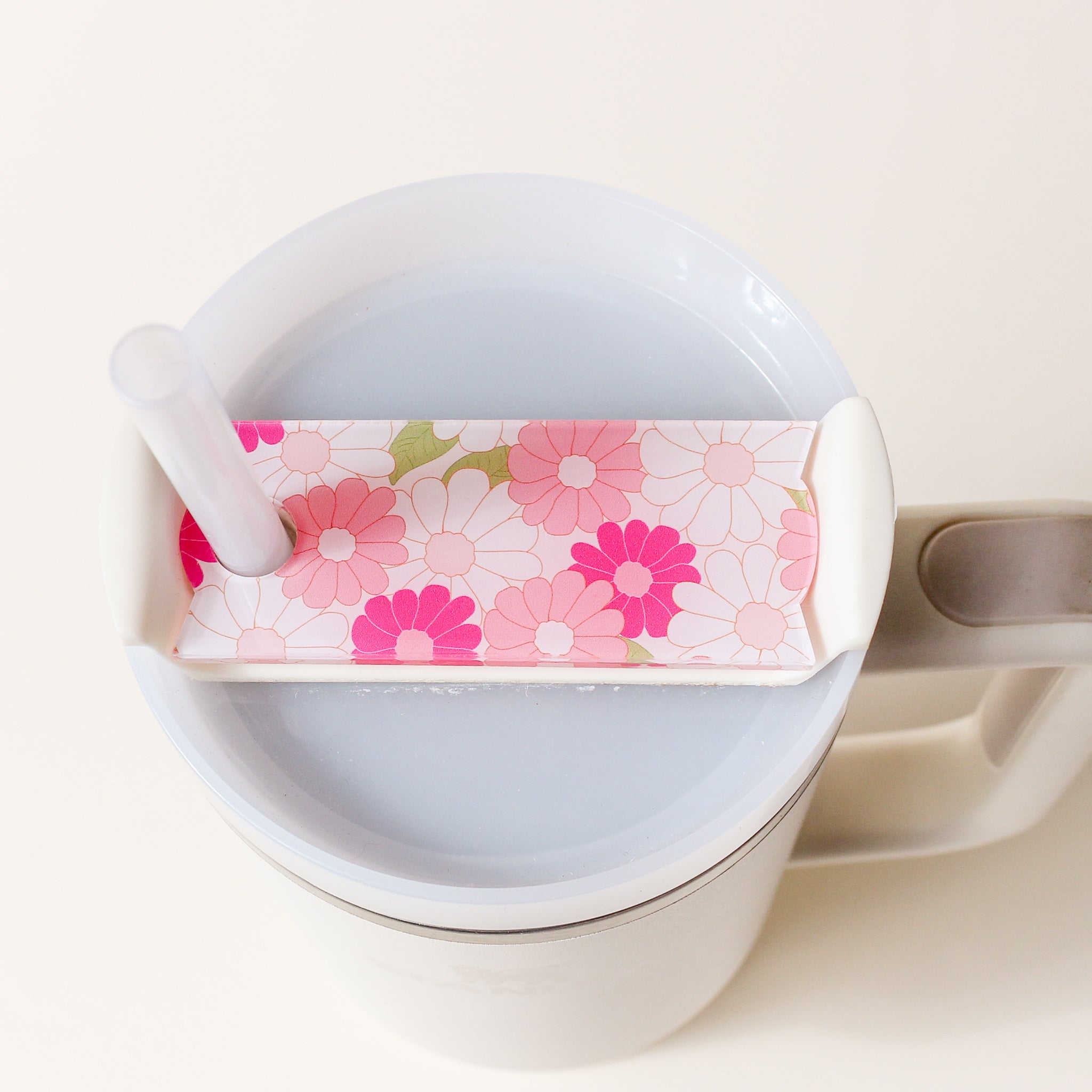 Daisy Craze Tumbler Lid Tag