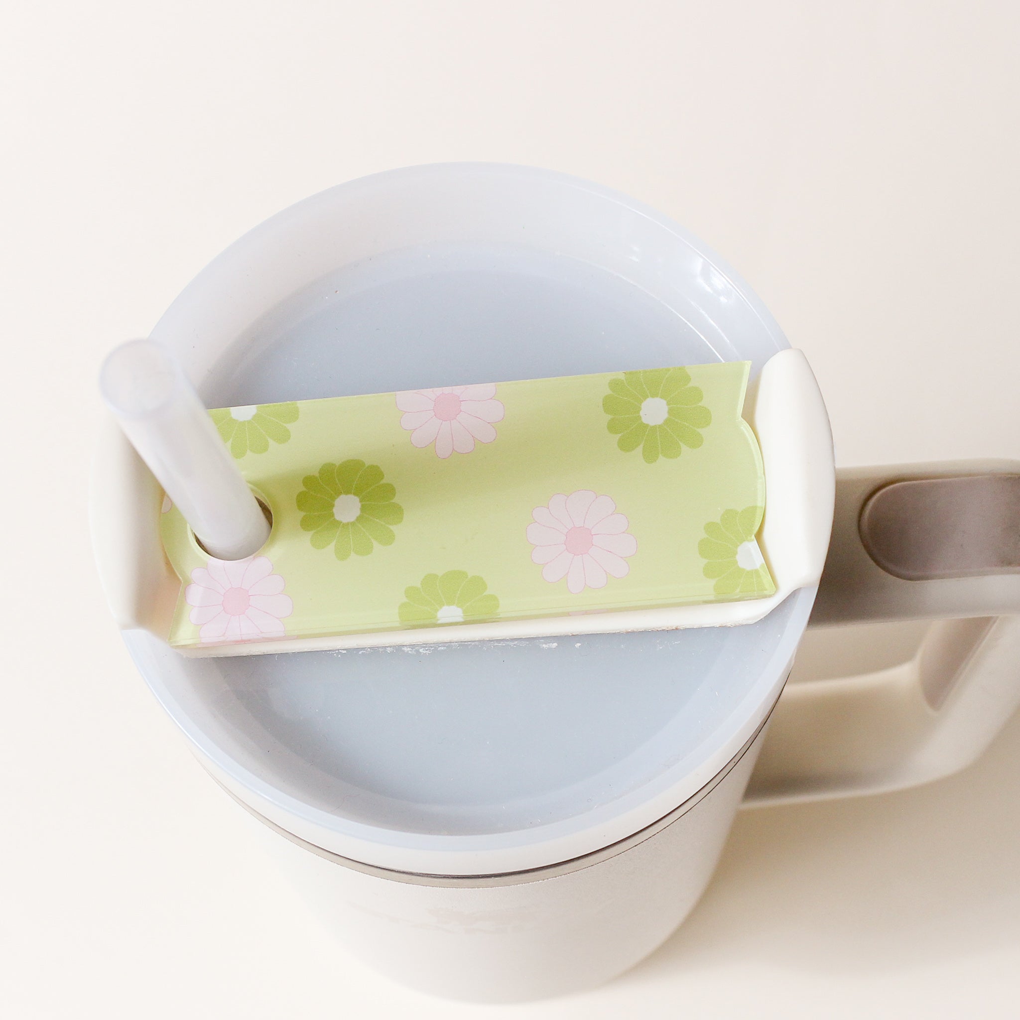 Darling Daisy Tumbler Lid Tag