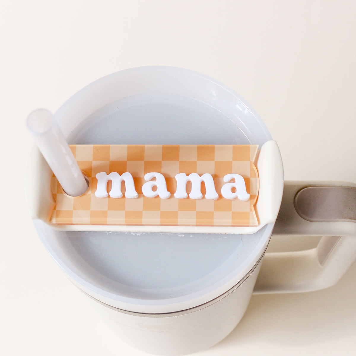 Mama Tumbler Lid Tag