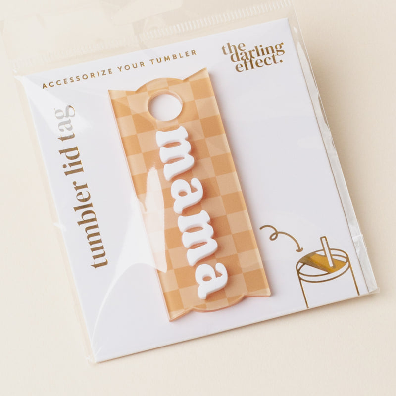 Mama Tumbler Lid Tag