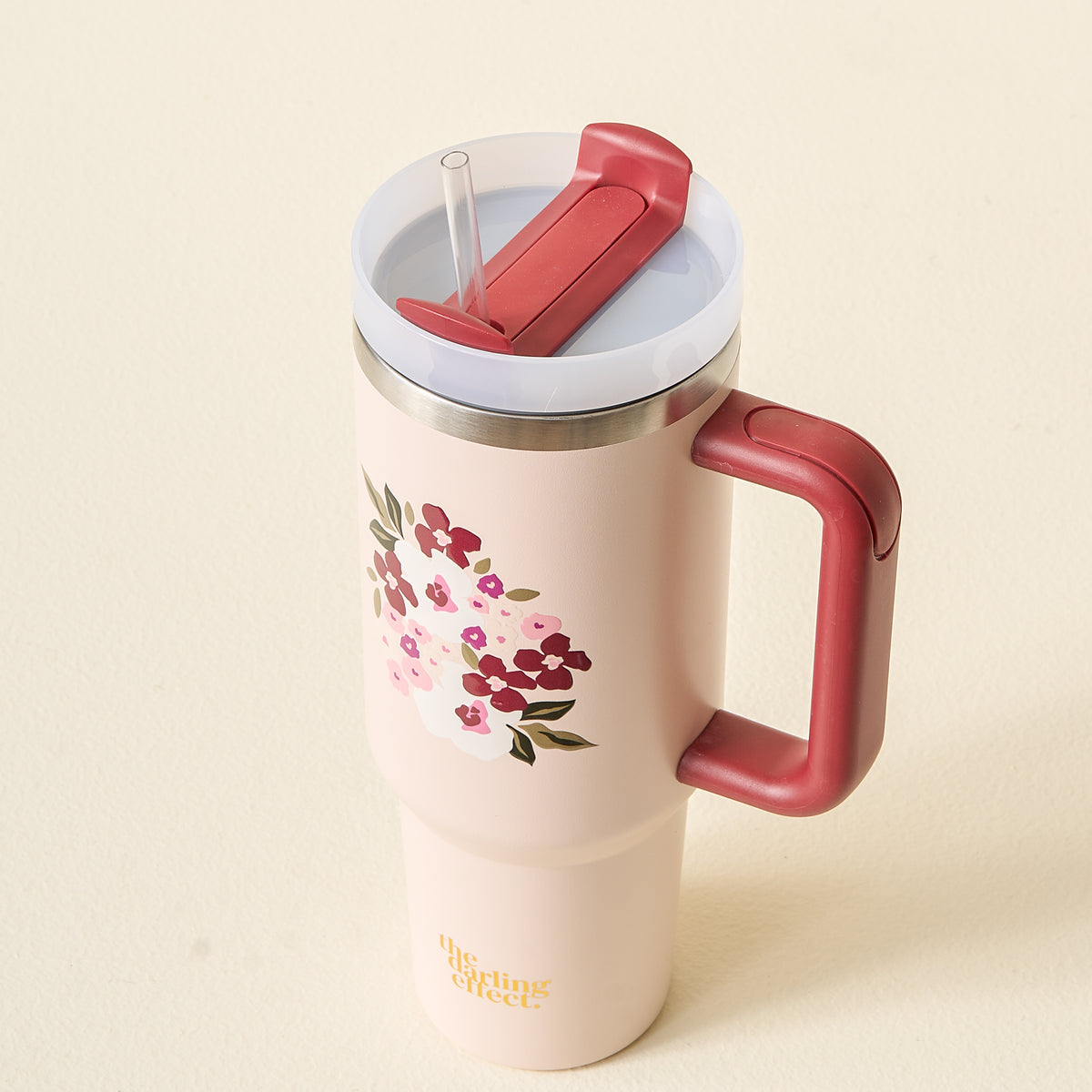 Buds & Bloom Blush 40 oz Take Me Everywhere Tumbler