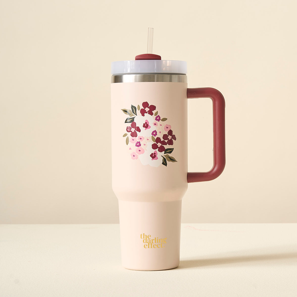 Buds & Bloom Blush 40oz Take Me Everywhere Tumbler