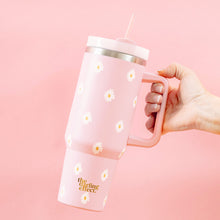 Load image into Gallery viewer, Dancing Daisy Pink Take Me Everywhere Tumbler - 40 oz
