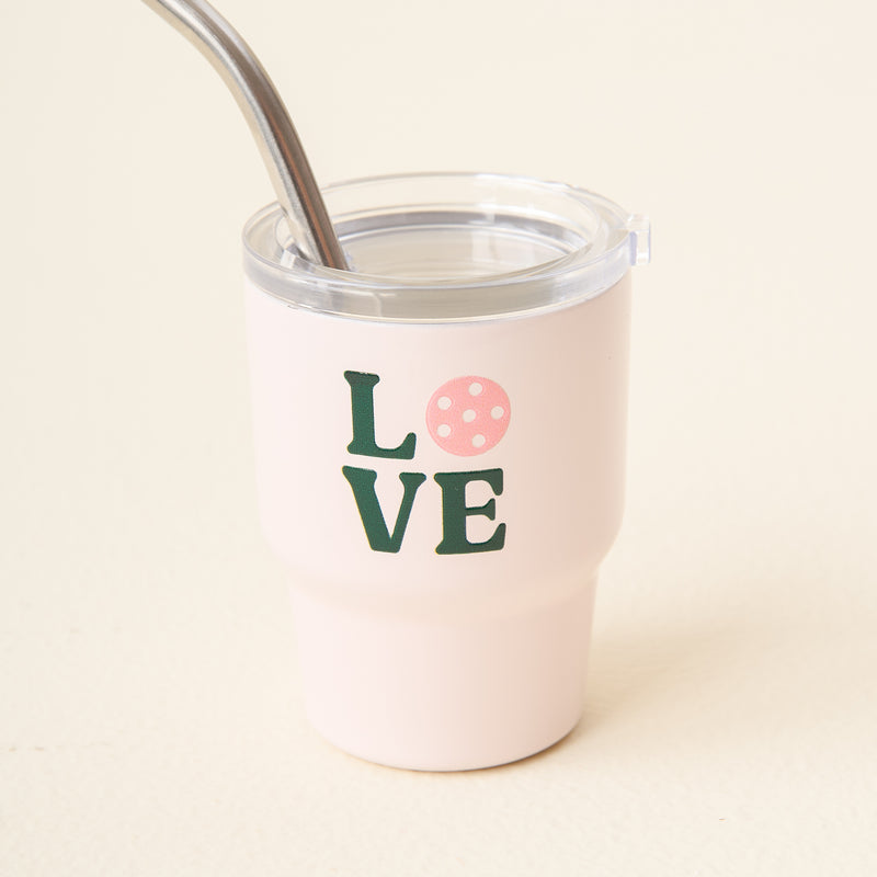 Love Pickleball 2 oz Tiny Tumbler