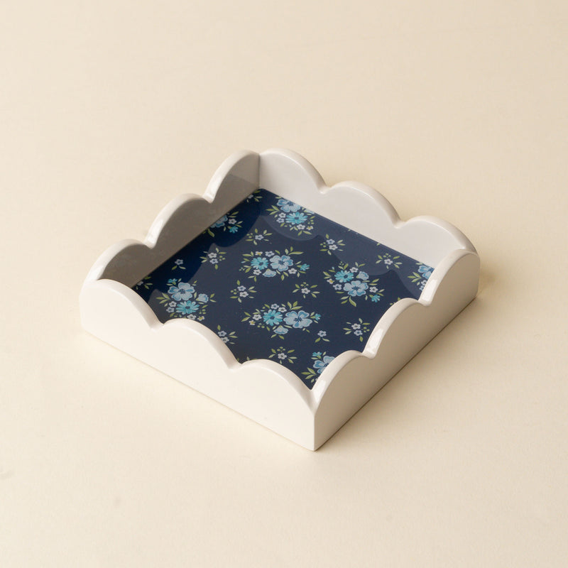 Endless Daydream Navy Scallop Trinket Tray