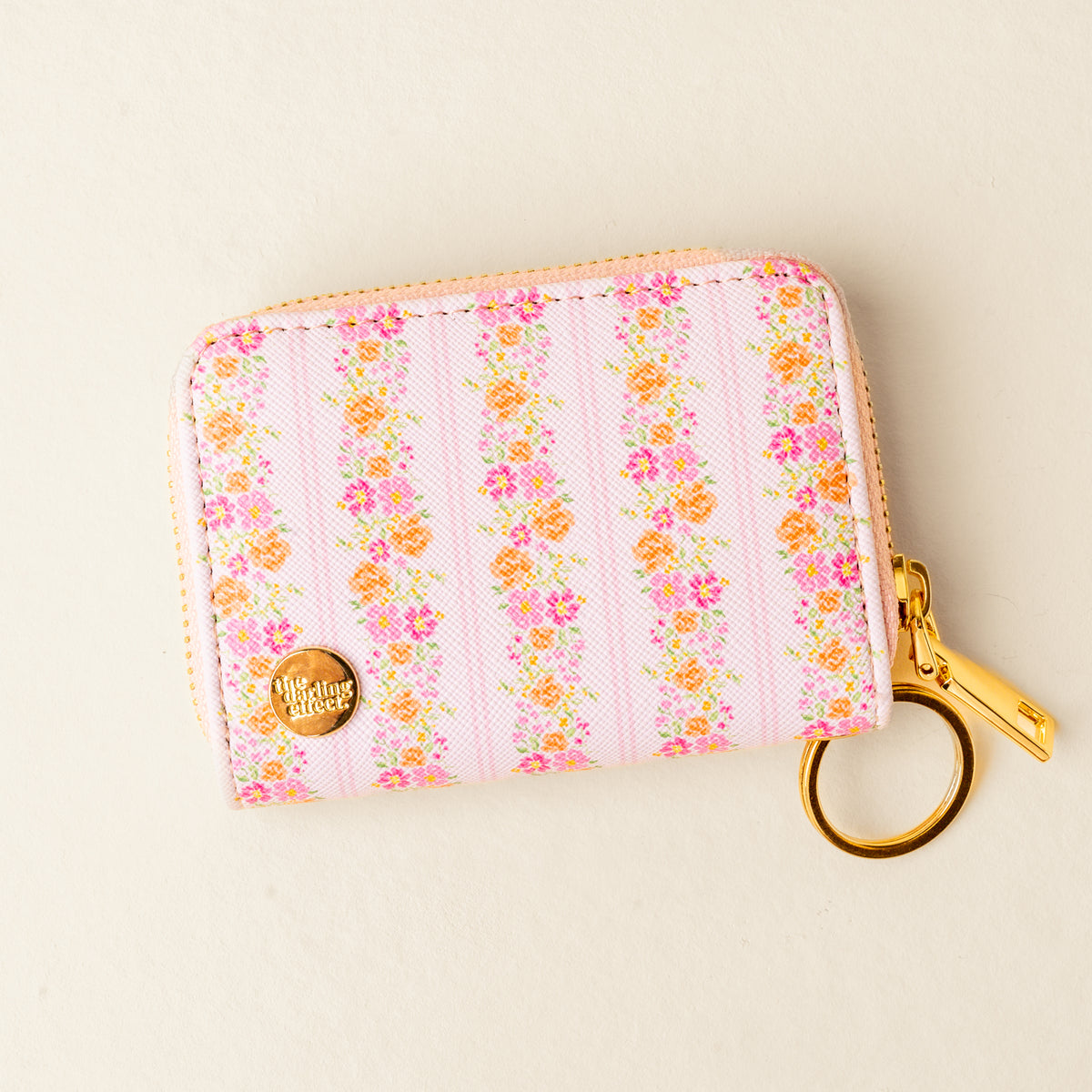 Petal Parade Pink Zip Around Wallet