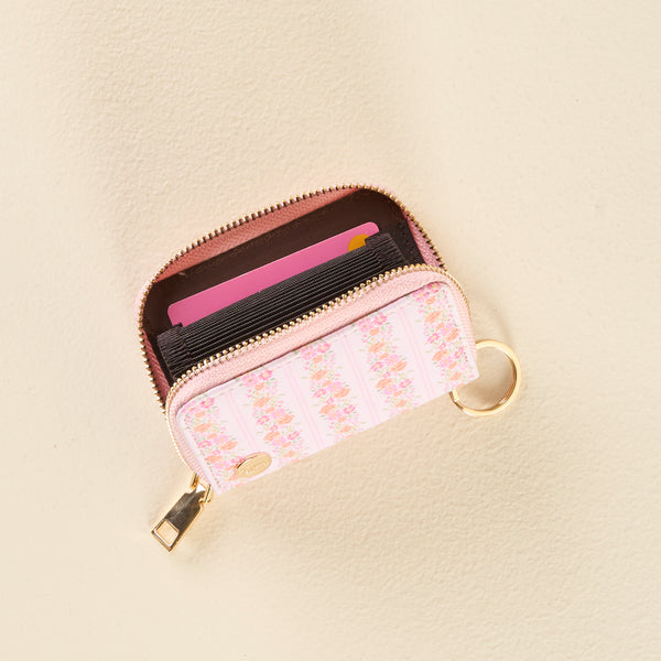 Petal Parade Pink Zip Around Wallet