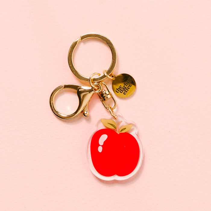 Apple Acrylic Keychain