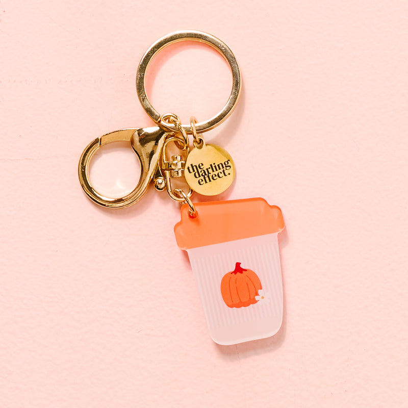 Pumpkin Spice Latte Acrylic Keychain
