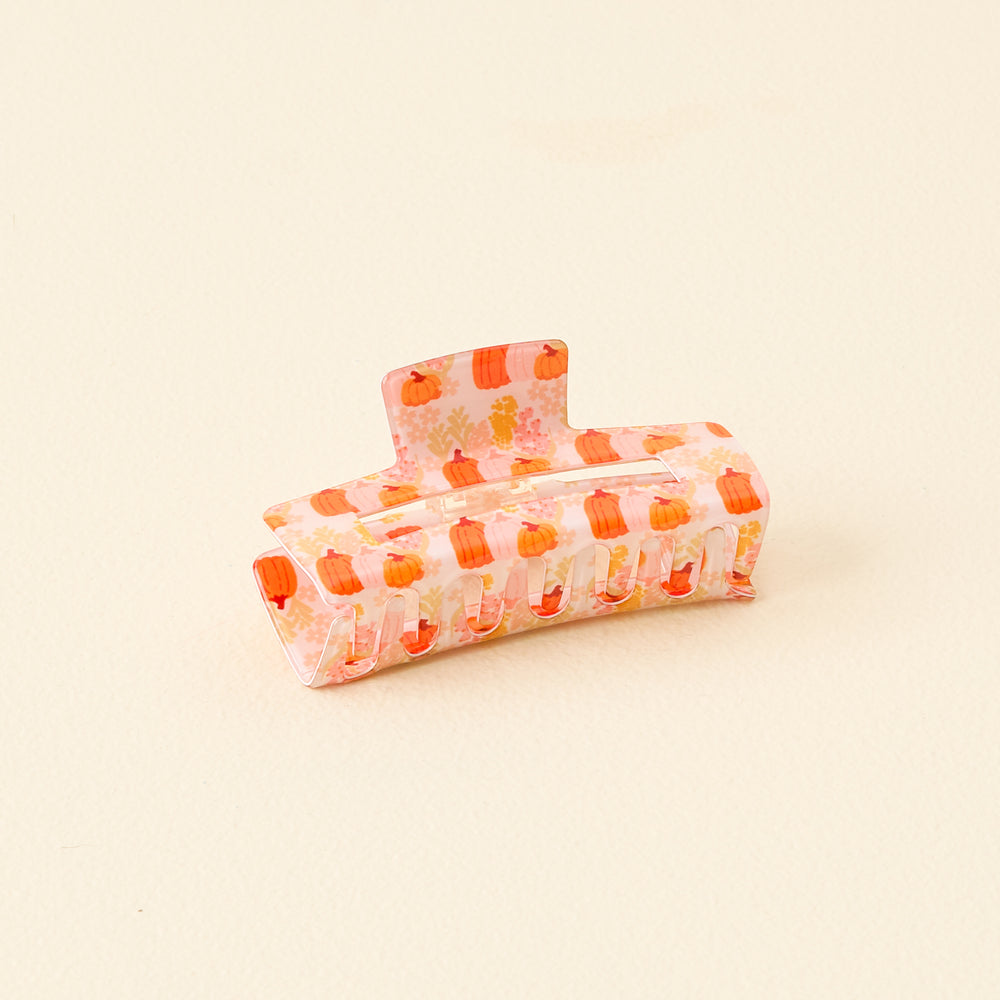 Fall Printed Hair Clip