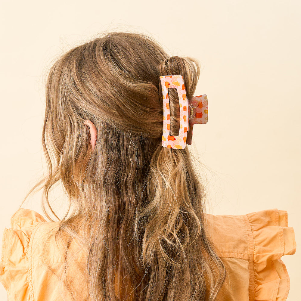 Fall Printed Hair Clip