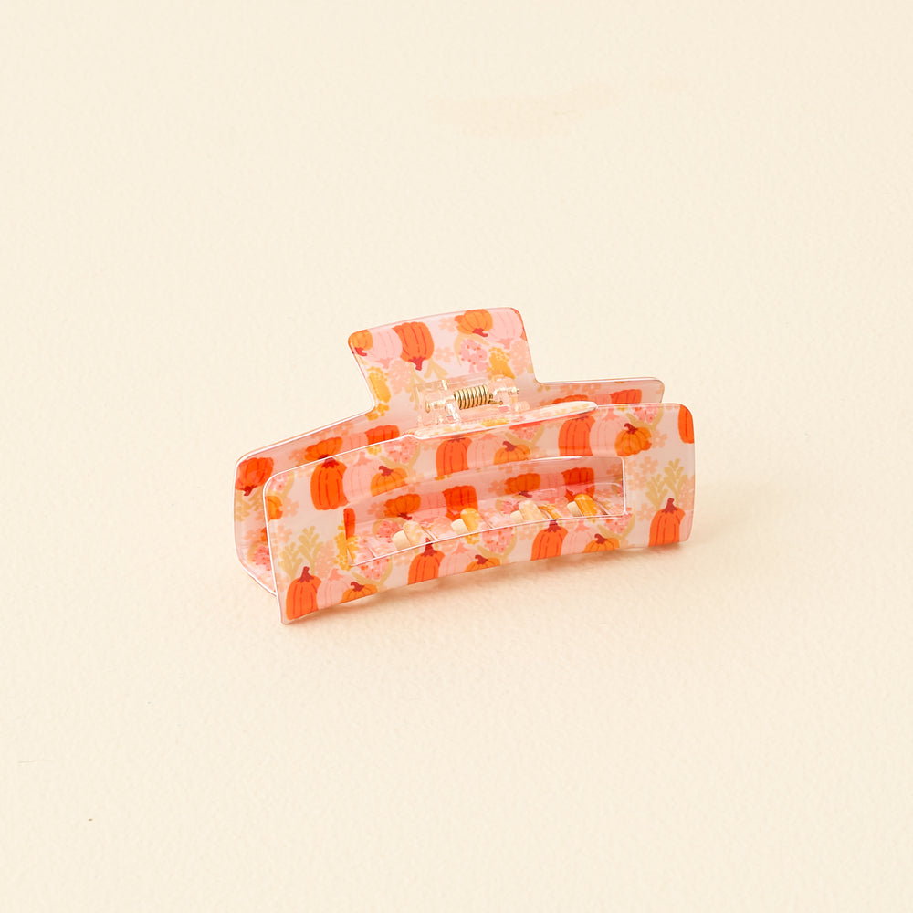 Fall Printed Hair Clip