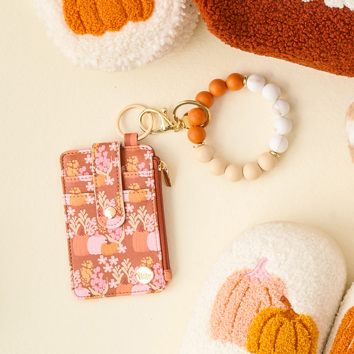 Harvest Blooms Keychain Wallet