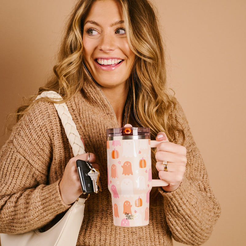 Ghost Party 20 oz Lifestyle Flip Straw Tumbler