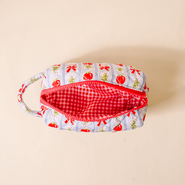 Oh So Orchard Essentials Quilted Cosmetic Pouch