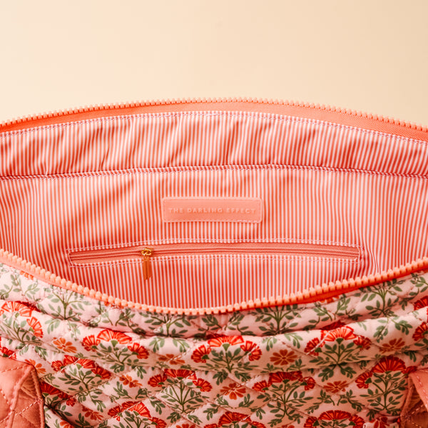 Everbloom Dusty Rose The Everyday Quilted Tote Bag