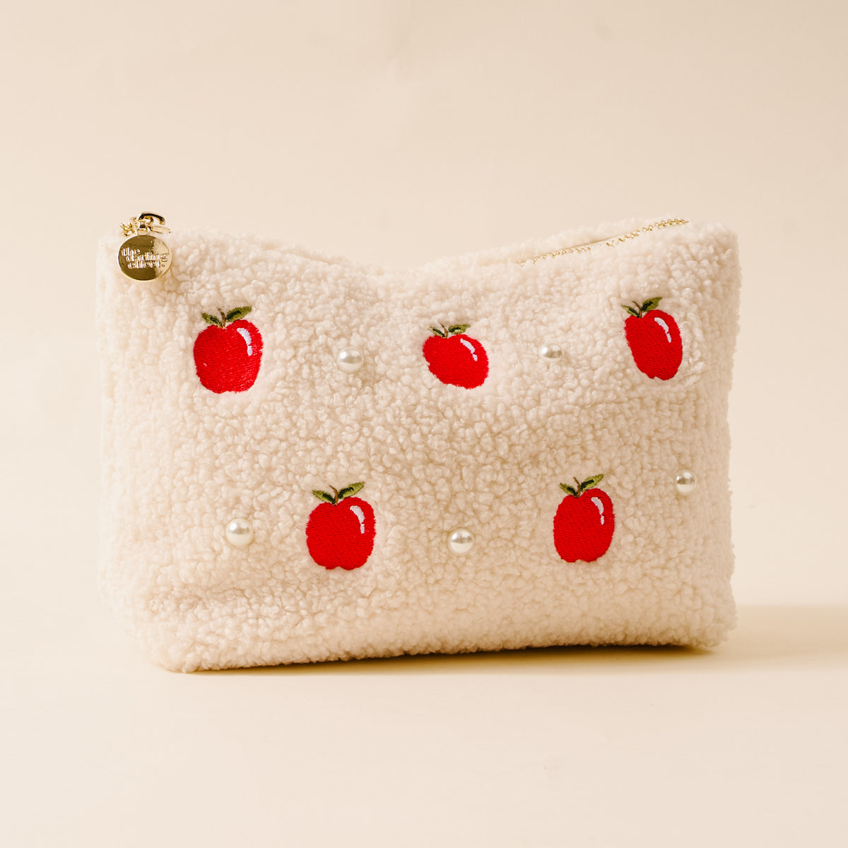Apples & Pearls Teddy Pouch