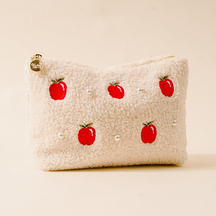 Apples & Pearls Teddy Pouch