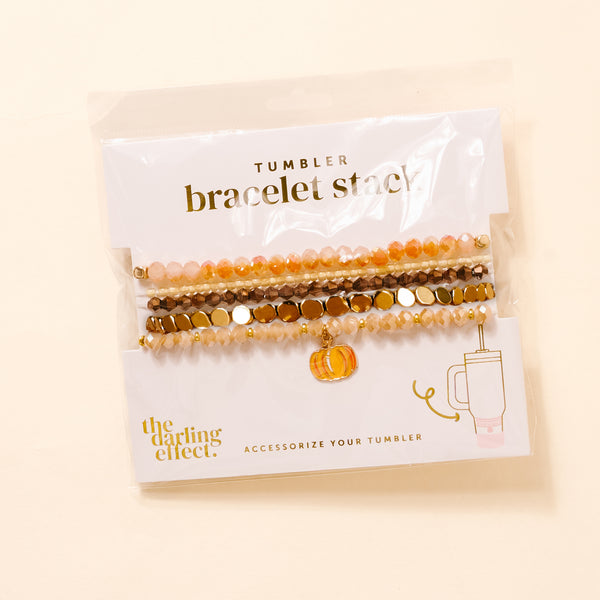 Autumn Glow Tumbler Bracelet Stack