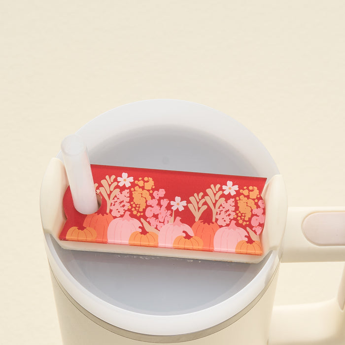 Harvest Blooms Tumbler Lid Tag