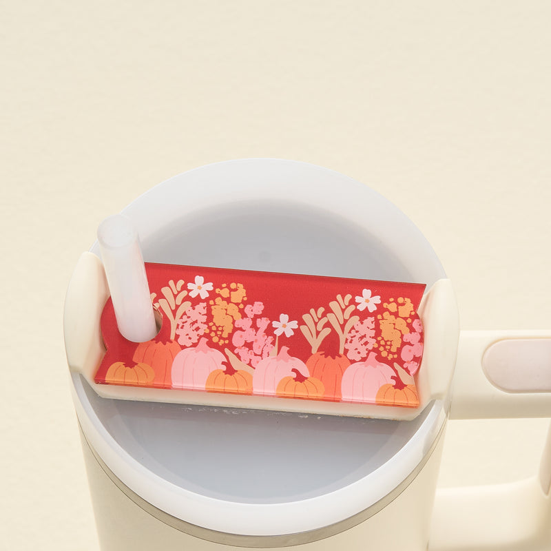 Harvest Blooms Tumbler Lid Tag