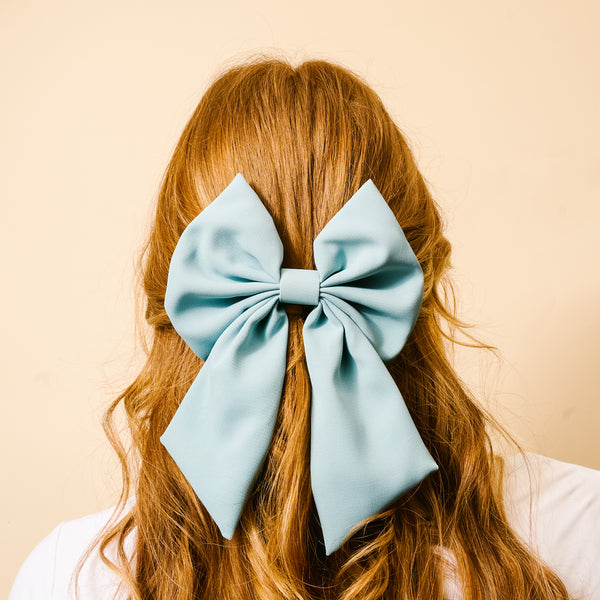 Light Blue Hair Bow