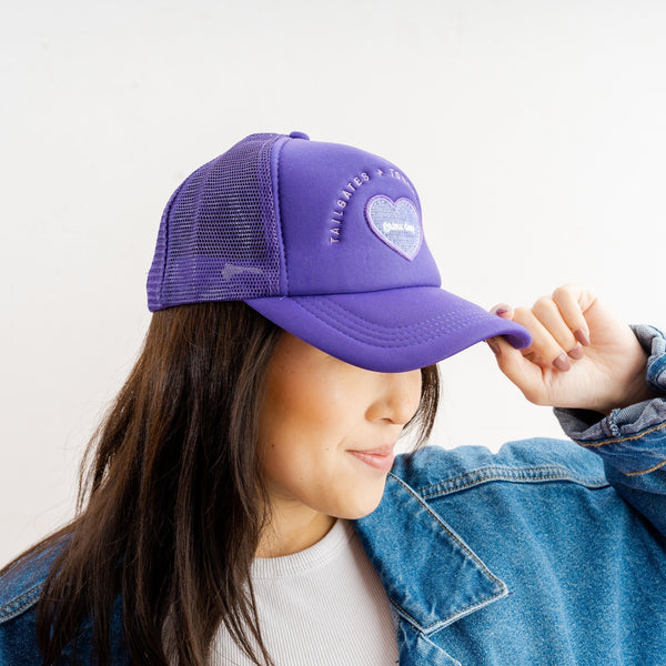 Purple Game Day Trucker Hat