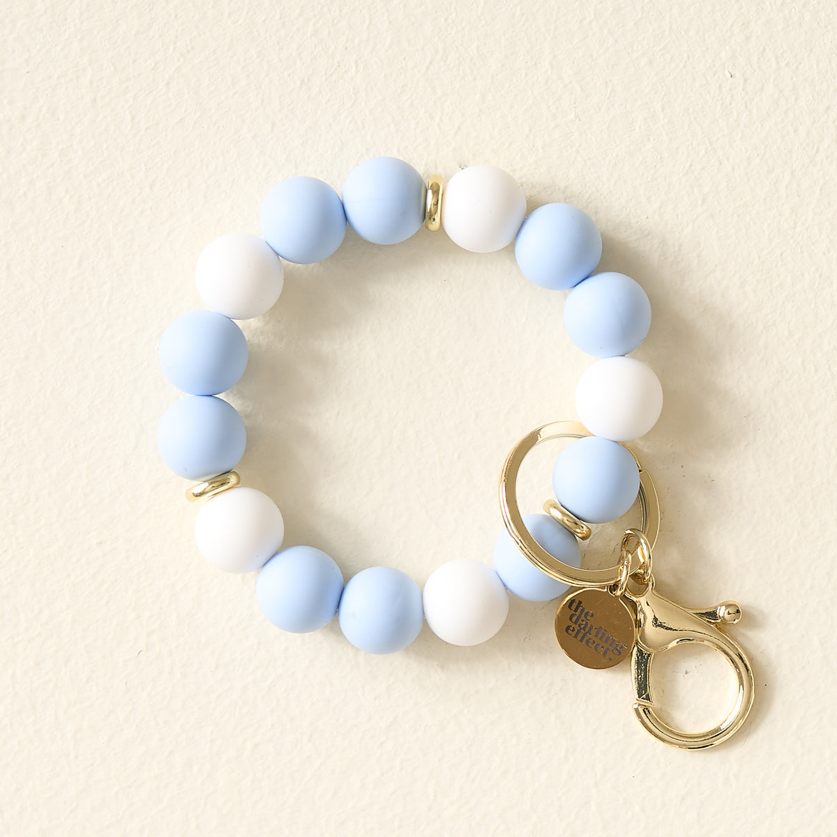 Light Blue Gameday Hands-Free Keychain Wristlet