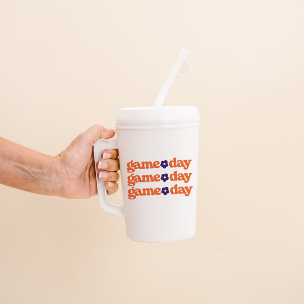 Orange Purple 34 oz Mega Mug