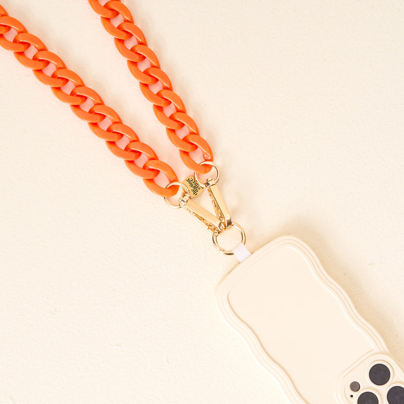 Orange Game Day Phone Chains