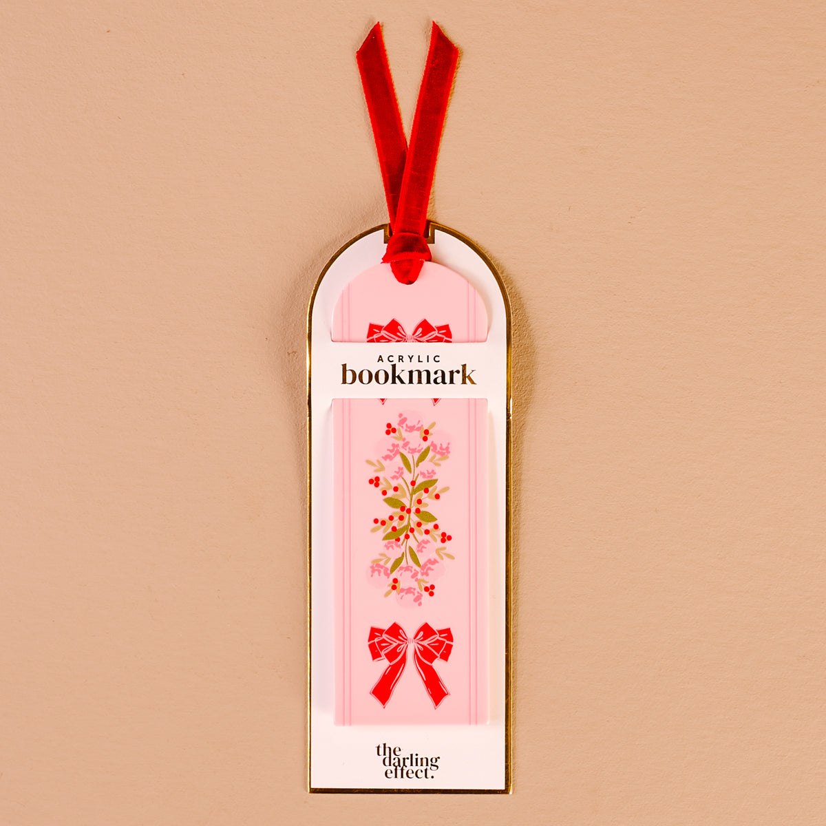Oh So Merry Acrylic Bookmark