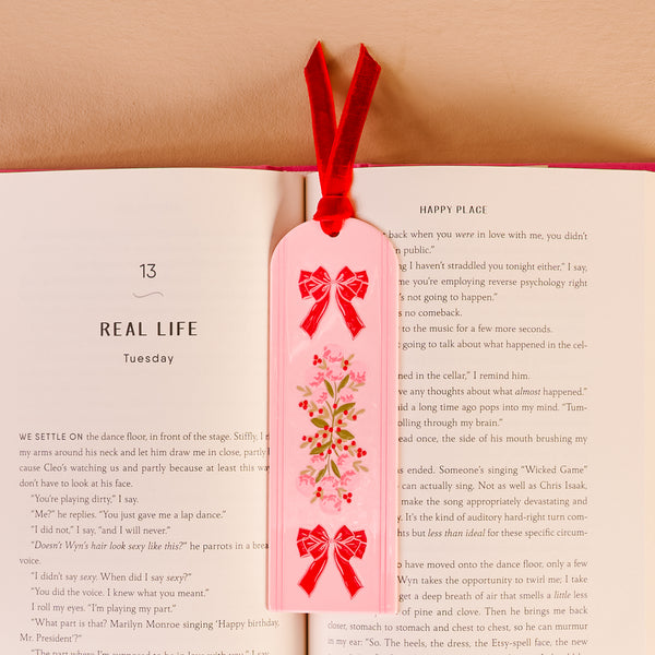 Oh So Merry Acrylic Bookmark