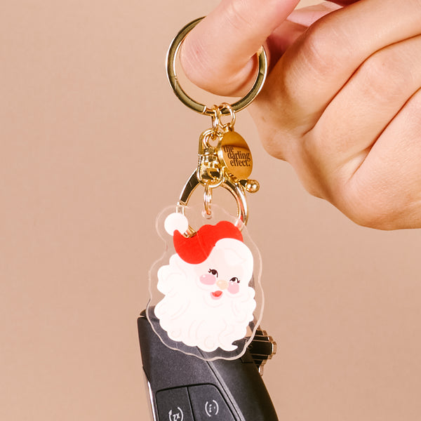 Santa Acrylic Keychain