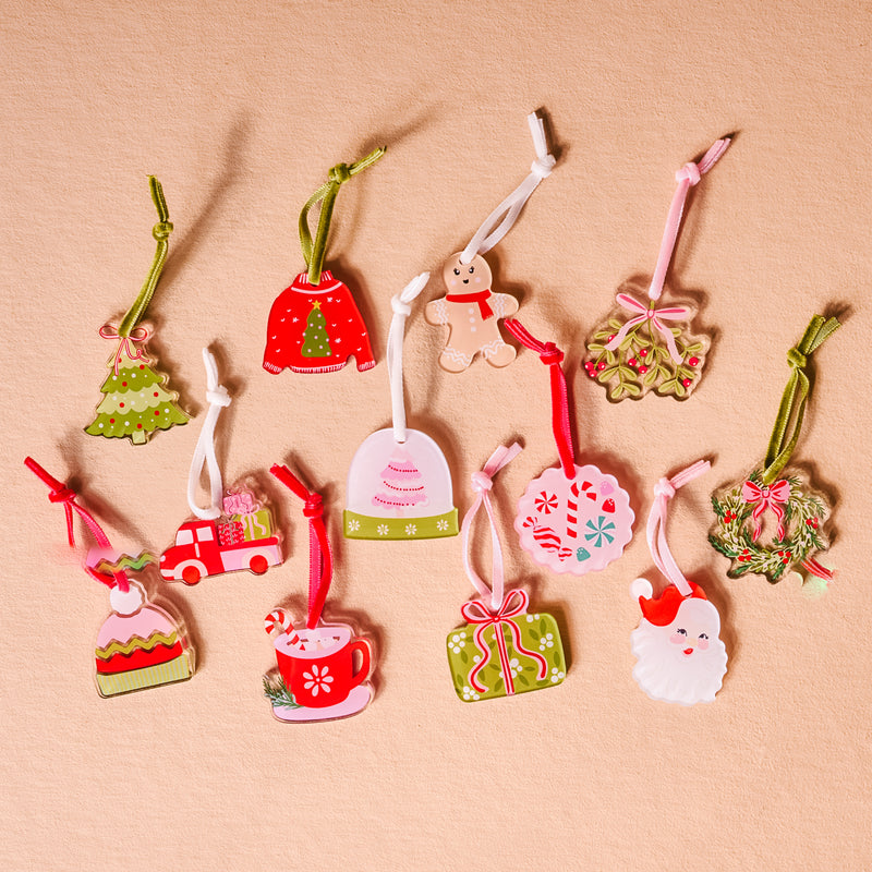 Classic Christmas Ornament Advent Calendar