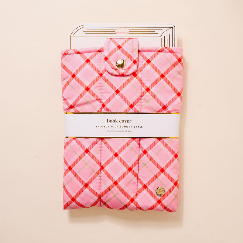 Festive Plaid Book Cover