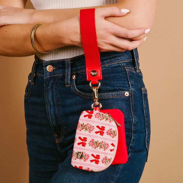 Oh So Merry Dynamic Duo Pouch Wristlet