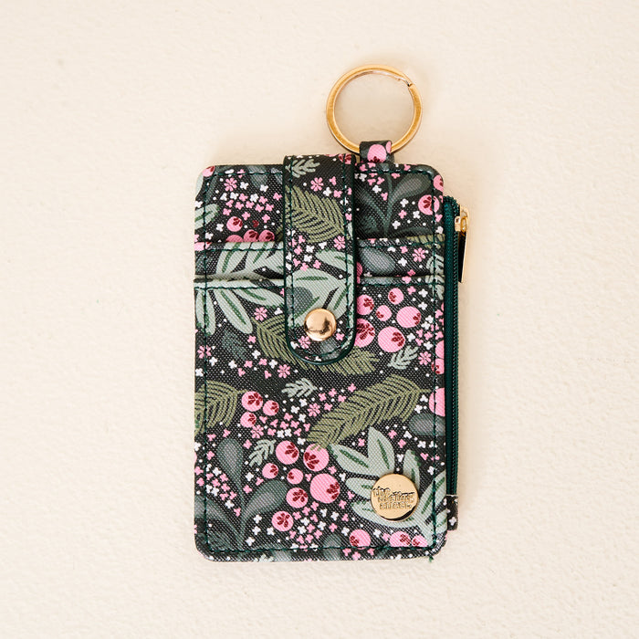 Jolly Sprig Green Keychain Wallet