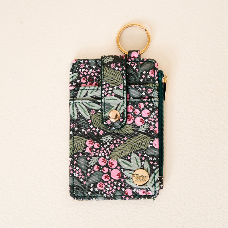 Jolly Sprig Green Keychain Wallet