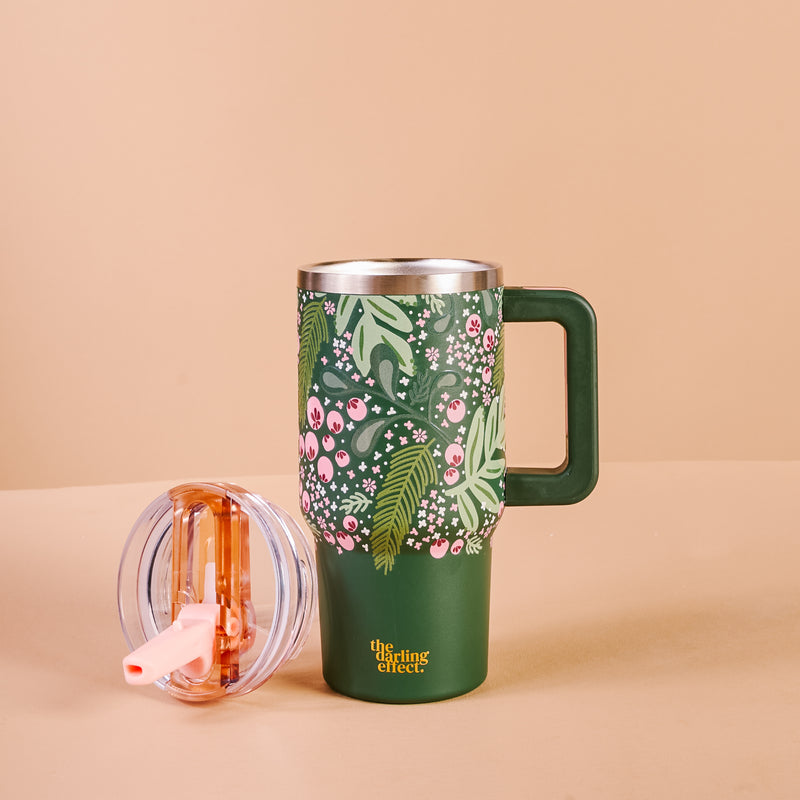 Jolly Sprig 20 oz Lifestyle Flip Straw Tumbler