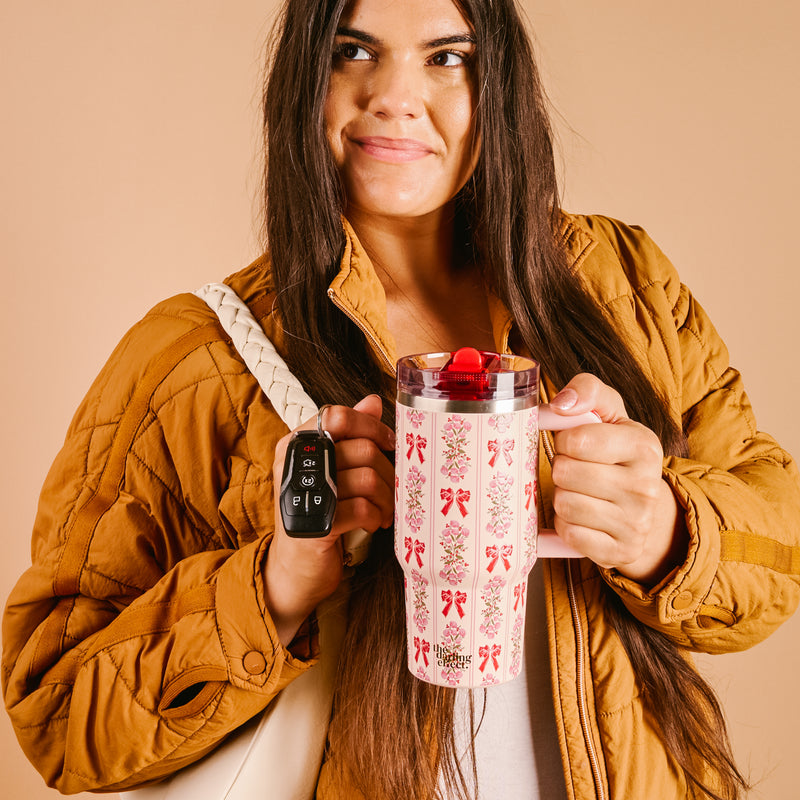 Oh So Merry 20 oz Lifestyle Flip Straw Tumbler