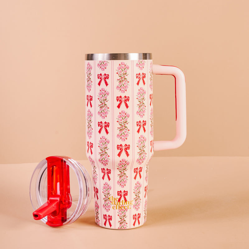 Oh So Merry 40 oz Lifestyle Flip Straw Tumbler