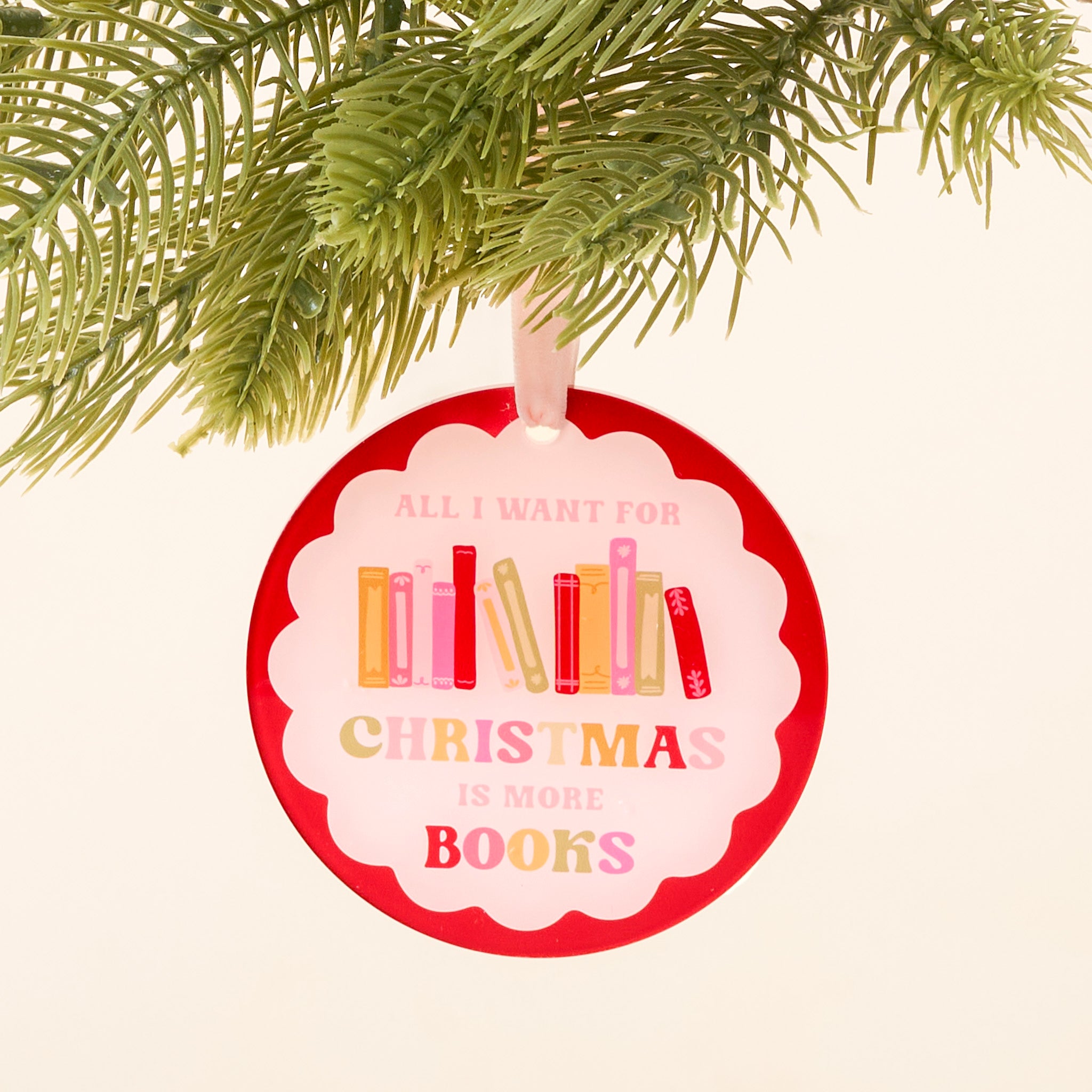 Holiday Tree Ornament - More Books