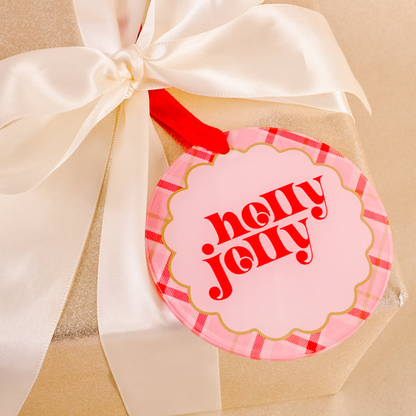 Holly Jolly Holiday Tree Ornament