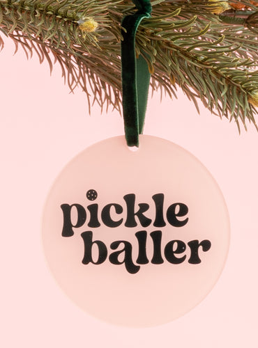 Holiday Tree Ornament - Pickleballer
