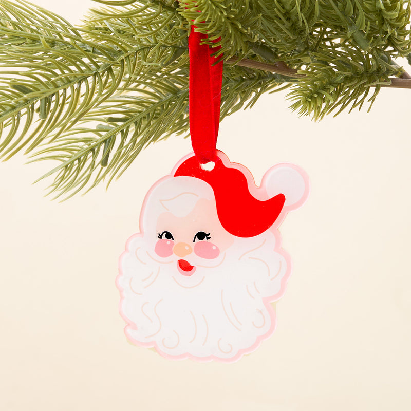 Santa Shape Tree Ornament